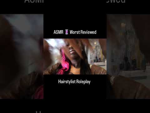ASMR 💈 Worst Reviewed Silk Press Roleplay Snippet  #satisfyingvideo #haircare