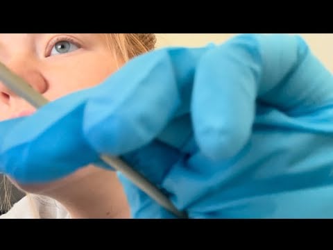 ASMR lice check + picking them out 