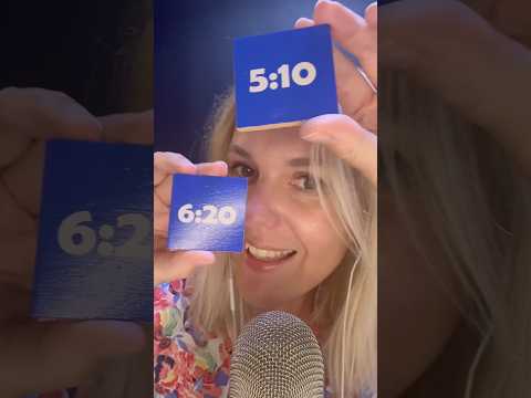 ASMR FR / On joue ensemble : quelle heure est-il ? #asmrfr #shortsasmr #asmrshorts