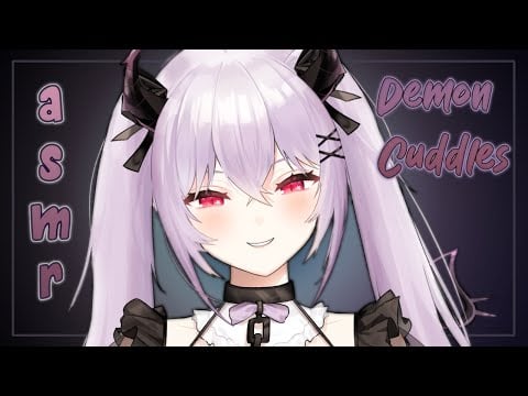 【ASMR】2Hrs Comfy Demon Maid offers Cuddles for Brain Melting Deep Sleep~ ♥