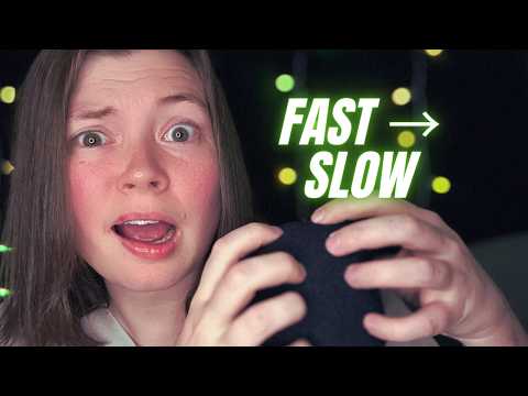 the fastest scratching slowly becomes the slowest scratching (asmr)