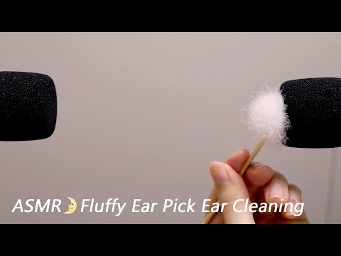 [ASMR] Fluffy Ear Pick, Ear Cleaning 1h / No Talking