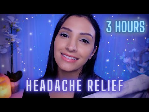 ASMR | 3 Hour HEADACHE REMOVAL Treatments | Sleep the RIGHT Way!