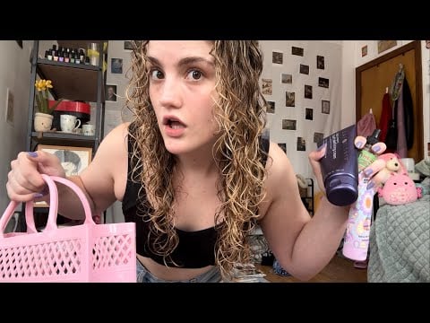 Bestie Roleplay curly hair routine ASMR + the commodity fetish (capitalism got us again)