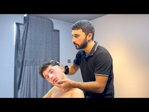 Skin Cleansing with Impressive ASMR Body Massage and Skin Care Products