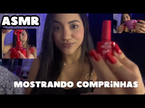 MOSTRANDO COMPRINHA/LEINHA SANTOS #asmr #relaxing #satisfying #asmrsounds