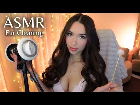 ASMR Ear Cleaning ♡ Fluffy Japanese Q-Tips Clean Your Ears ♡ Tingle Shop Roleplay