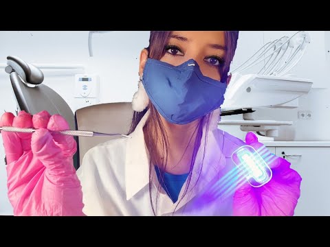 ASMR FULL RELAXING DENTAL CLEANING AND WHITENING