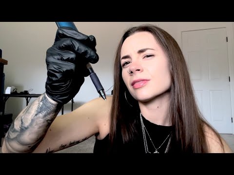 ASMR Rude Tattoo Artist Roleplay 👿