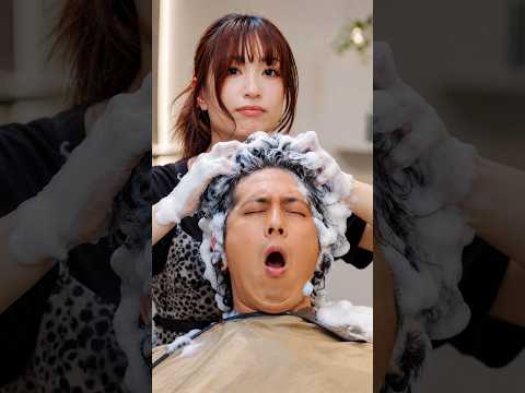 【ASMR】至極の洗顔＆怒涛のスタンドシャンプー！美容師のガチ洗髪