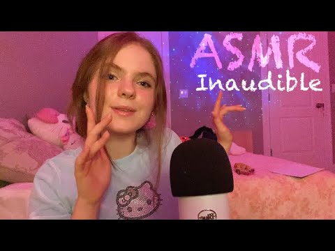 ASMR True Unintelligible / Inaudible Whispering! ✨
