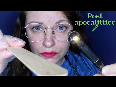 💊TI CURO NELLA MIA CLINICA 💊ASMR ITA 💊ROLEPLAY MEDICO POST-APOCALITTICO