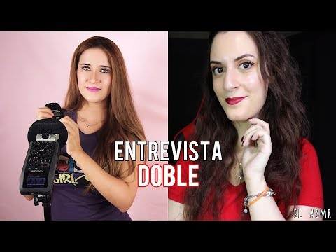 ♡ASMR español♡ ENTREVISTA DOBLE con ASMR with SASHA! ♥ EL y SASHA!♥