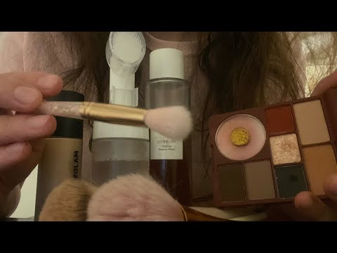 lofi asmr doing your skincare and makeup | no talking & no tapping 