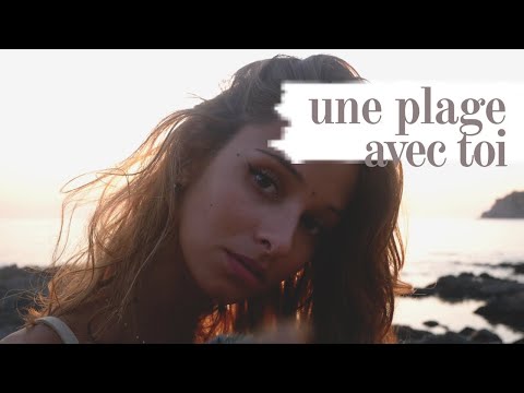 ASMR FRANÇAIS - Tu es à la plage avec moi (et le coucher du soleil, des visuels, des chuchotements)