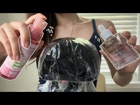 ASMR｜Water, Wipe, and Massage the Mic（w Cling Wrap）｜Tapping, Scratching（No Talking）