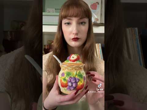 ASMR with vintage kitchen items 🍓🍒🍑🍐 #asmr #asmrsounds #asmrvideo #vintage #asmrtapping