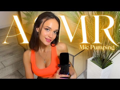 ASMR Mic Pumping | Soft Cream Sounds: Slow - Intensive - Fast