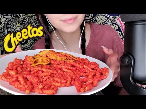 ASMR FLAMIN' HOT Cheetos + Flamin' Hot Limón + Flamin' Hot Munchies🔥 EXTREMELY CRUNCHY