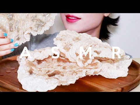 CRUNCHY FRIED RICE PAPER ASMR No Talking 라이스 페이퍼 튀김 리얼사운드 먹방