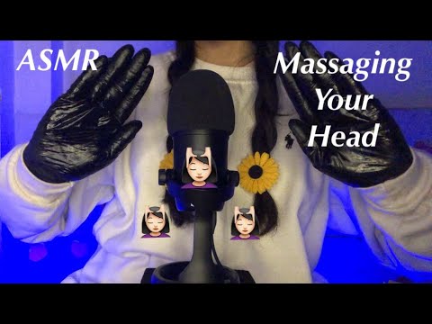 ASMR~ Massaging Your Head With Gloves 🧤 Until You Fall Asleep 💤