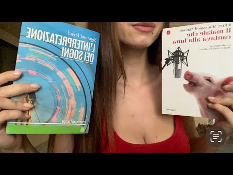 ASMR ITA | Triggers con i libri 📚📖