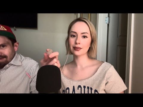 my brother does asmr for the first time (fast)