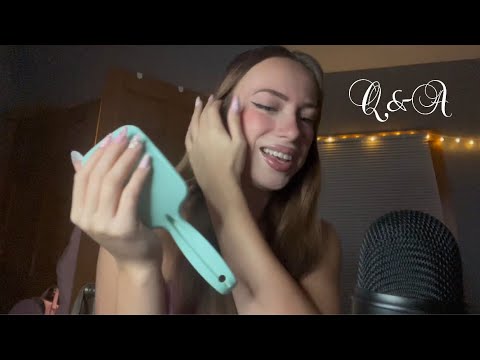 ✨ASMR✨| Answering Q&A's, Rambling & Random Triggers for TINGLES