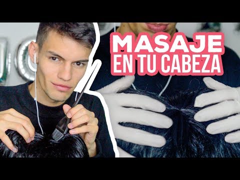 ASMR Te hago un masaje relajante en tu cabecita -  Sonidos 3D