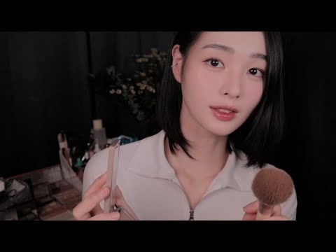 ASMR(Sub) 아이돌 대기실 메이크업 1시간 상황극 | K-POP Idol Make up Role Play 1hour