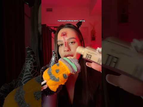 ASMR Halloween makeup went… wrong #asmr #asmrvideo #asmrsounds #sleep #tingles
