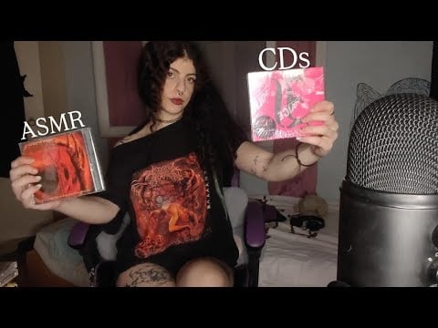 ASMR CD Collection pt. 5 (death metal, hardcore etc) whispering and tapping 