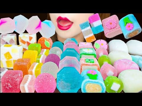 【ASMR】【咀嚼音 】和菓子🍡JAPANESE SWEETS WAGASHI MUKBANG 먹방 食べる音 EATING SOUNDS NO TALKING