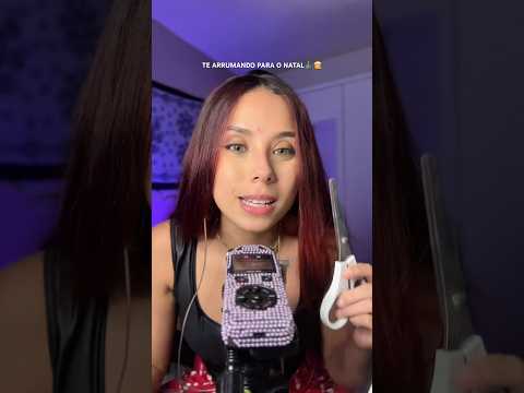 te arrumando para o Natal 🎄 #asmr #relax