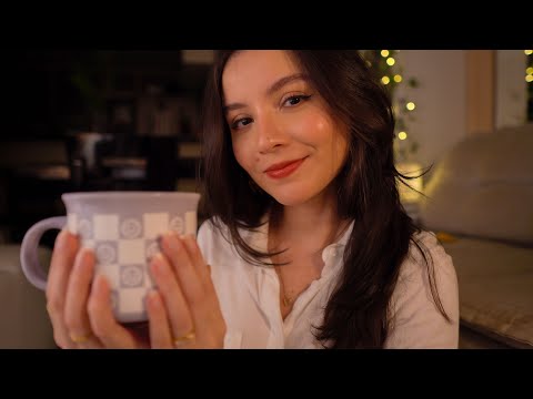 ASMR 💜 hoje você vai dormir bem e feliz (conversa, massagem e mais)