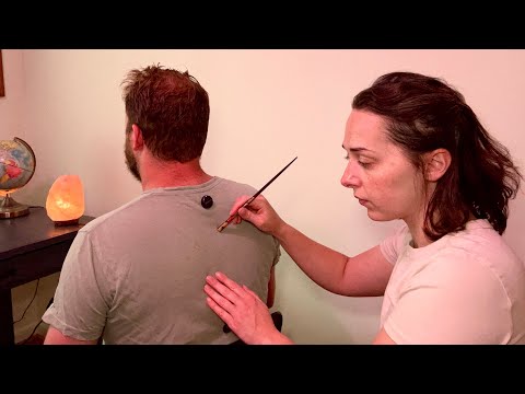 ASMR Pressure Point Back Massage ✨ Tension Relief and Relaxation [Real Person ASMR]