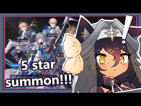 My first 5 star! Honkai Star Rail Summons Sulkycats plays pt 3