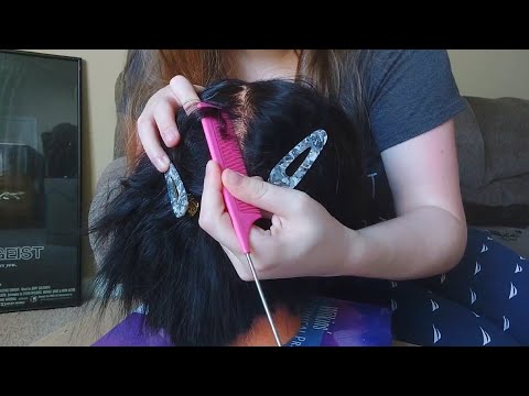 Examining Your Scalp (picking, scratching, massage)  whispered ASMR 