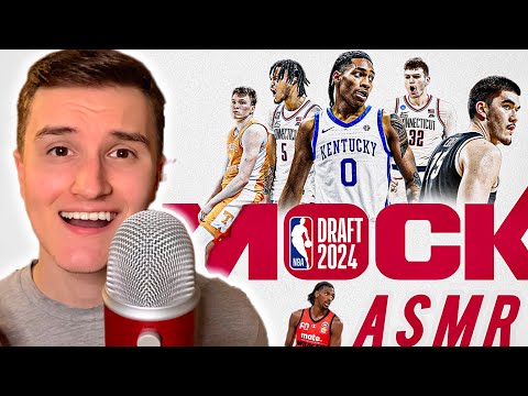 ASMR 2024 NBA Mock Draft 🏀💤 (whisper ramble)