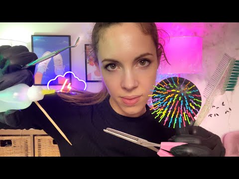 ASMR - Fast & Aggressive Haircut Turns Into Scalp Check
