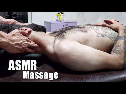 ASMR Neck Massage on Posterior & Anterior Position