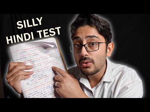 ASMR × Silly Hindi Exam (Funny Roleplay) Whispering and Eating