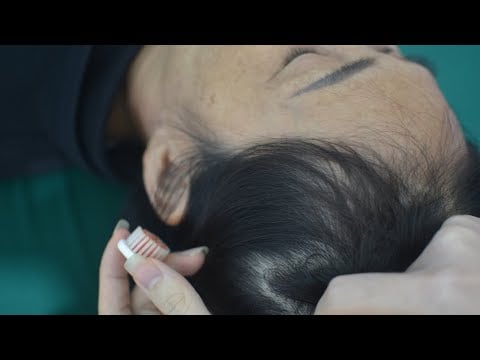 ASMR Nape Scratch, Nape Tingles, Relaxing Hair Sounds For Relieve Headache, Stress
