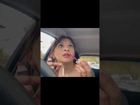 APPLYING WET LIP GLOSS #asmr #mouthsounds