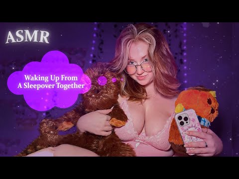 ASMR | Waking Up From A Sleepover Together