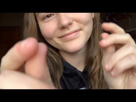 Asmr | Slow and Fast Hand movements w/ mouth sounds & whispering