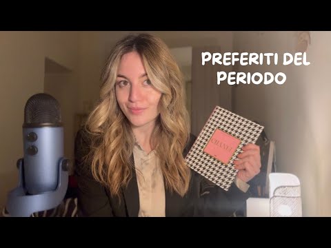 PREFERITI DEL PERIODO✨ (asmr ita)