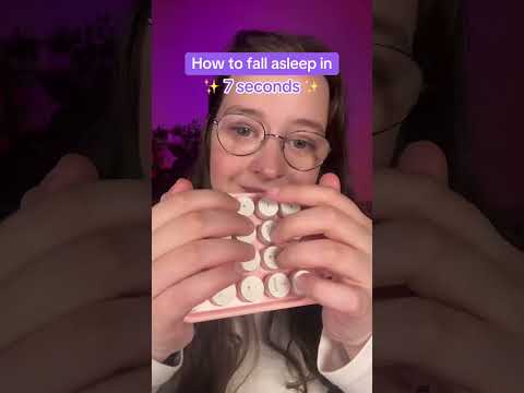 How to fall asleep in 7 seconds #asmr #asmrsounds #asmrrelax #asmrtingles #asmrsleep #relax