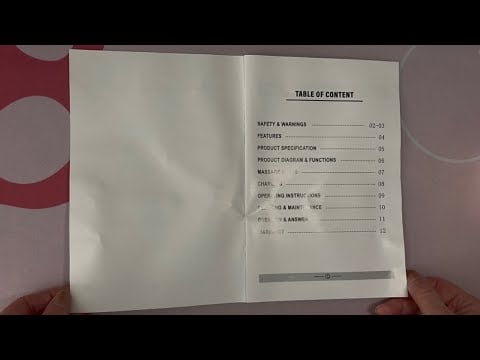 ASMR Flipping Through A Toloco User Manual | (No Talking)