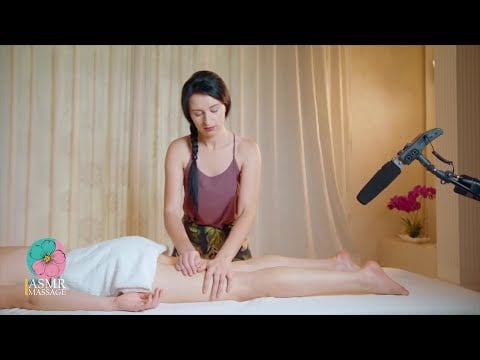 Back-Tingling ASMR Massage with Unique Tools